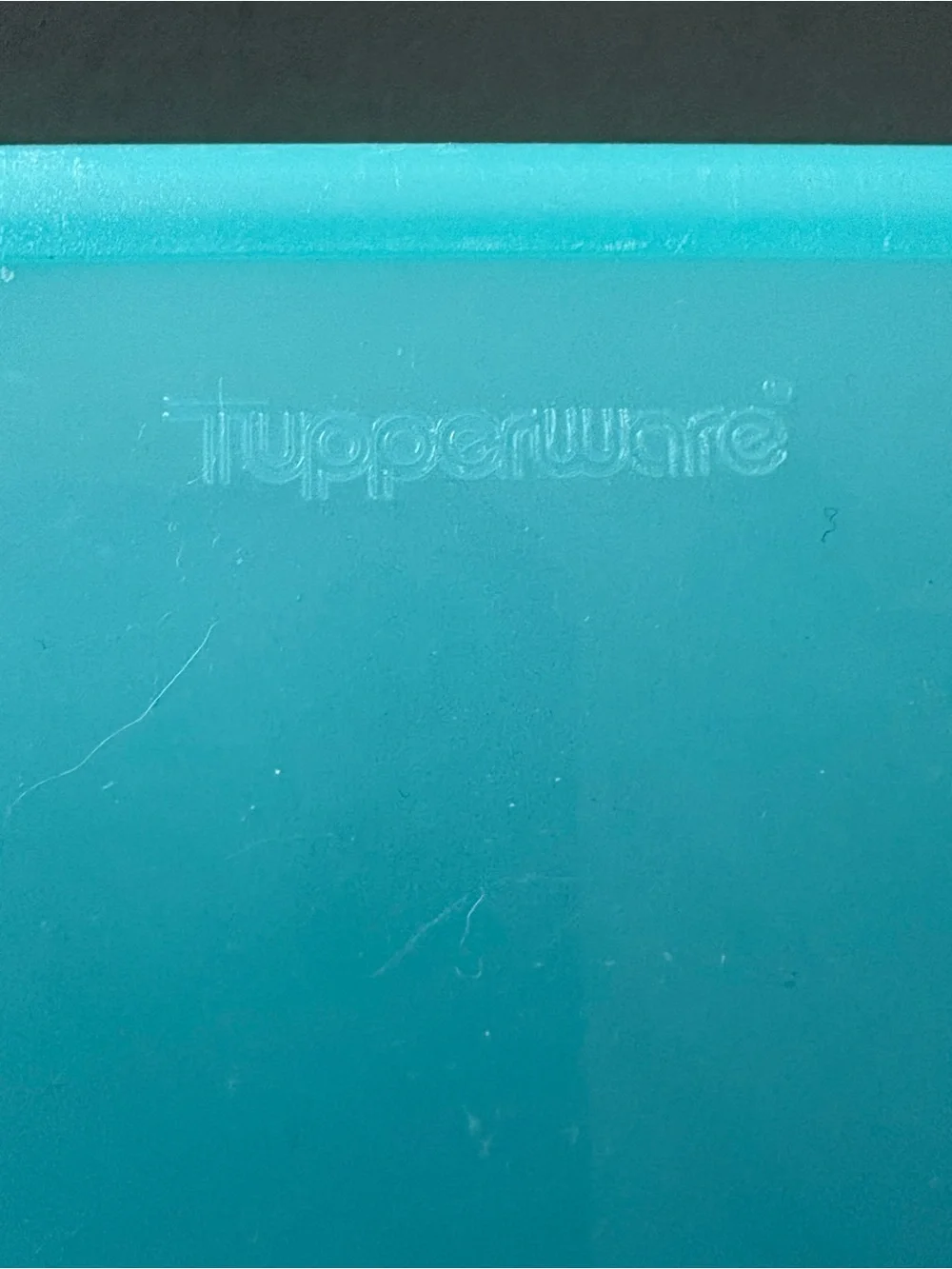 Tupperware Freezer Mates Set of 2 Rectangular Storage Containers Teal Aqua